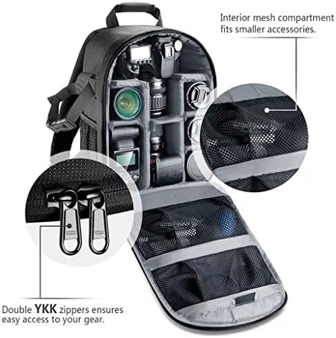SDGH ruksak kamere fleksibilna pregradna podstavljena torba otporna na udarce zaštita od umetanja za SLR