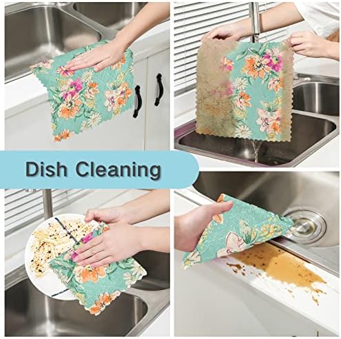 Skice sinestour cvjetne svijetle kuhinje posuđe posuđe za pranje posuđa upijaju se za čišćenje