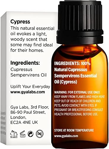 Aktivne energetske naljepnice za maske i Cypress eterično ulje za set kože - čista terapijska