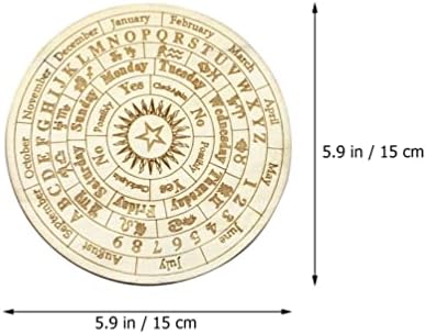 Cabilock Witch Supplies Star Pendulum Board drvena Radiestezijska ploča divinacija metafizička oglasna