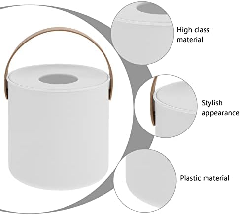 Nuobesty blagovaonica stol dekor okruglog lica kutija za pokrov modernog okruglog tkiva toaleta Plastični