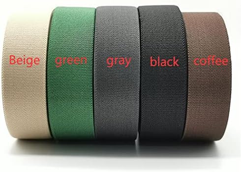 Šivenje elastične trake 35 mm Širina 5 dvorišnih boja Twill tkani elastičan