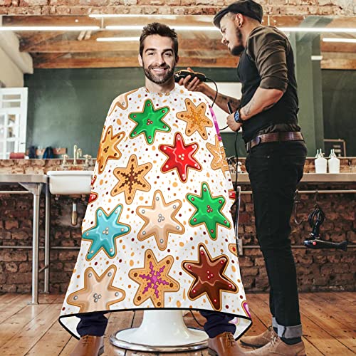 Visesunny Slatki božićni medjurgerijski kolačić poliester brijač za rezanje kose salon za rezanje