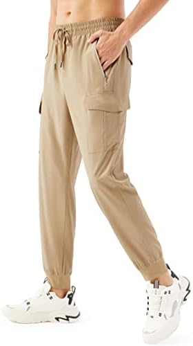 Muške pješačke pantalone lagane suho otporne na suhu vodu UPF50 + Golf Athletic Joggers sa džepovima