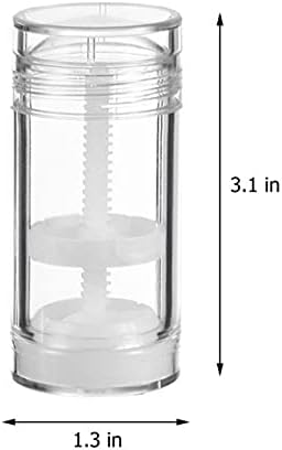 5 pakovanja Plastični dezodoransni spremnici, 1 oz / 30ml Prazan čist cilindar za reflindrice Dezodorans cijevi