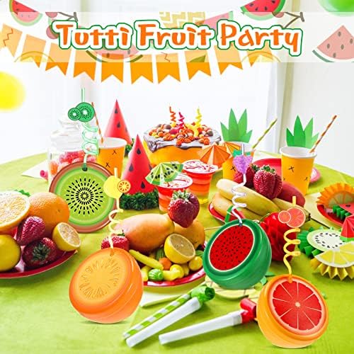 4 kom voćna zabava 17oz oblik pića za piće s voćnim slamom za piće sa voćkom za višekratnu upotrebu uključuju