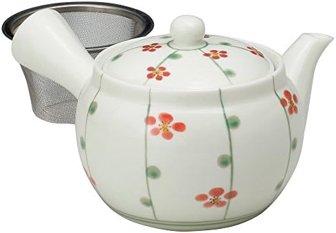 Yamashita Craft 15028700 čajnik, porculan 6,5 x 5,7 x 3,5 inča, tokusa šljiva čajnik