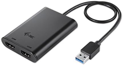 I-TEC USB 3.0 / USB-C do dual 4k HMDI video adapter Windows, Macos, Linux Ubuntu, Android, Chrome OS