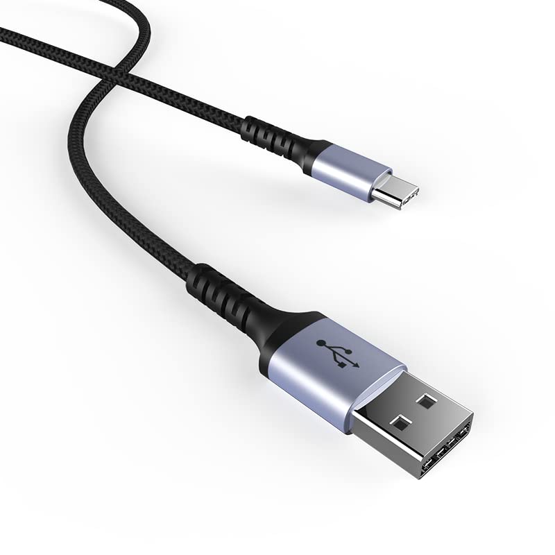 MIZIQIER USB C kabl 3a brzo punjenje [1.6 ft] USB a za Tip C kabl za punjenje pleten kompatibilan sa Samsung