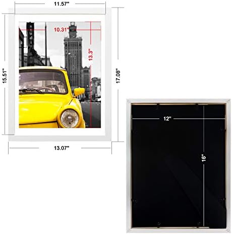 Emeyart 12x16 bijeli okviri za slike prikaz 11x14 dokumenti sa prostirkom ili 12 x 16 Fotografija bez prostirke