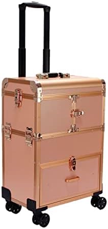 Quanjj Beauty nail valjak Case šminka putnika Sklopivi kofer aluminijum sa kutijom za kozmetičke