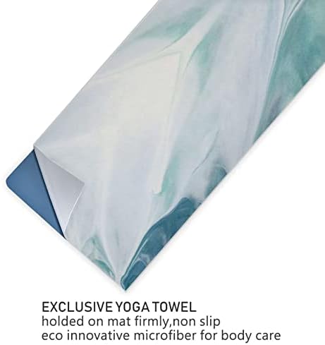 Pokrivač terkizne boje i vodene ploče-metradne joge ručnik joga mat ručnik