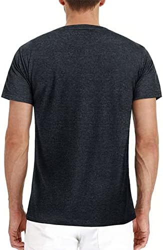 Muška Moda Henley Shirts kratki rukav dugme T-Shirt sa džepom klasični Fit T-Shirt ljeto lagani vrhovi