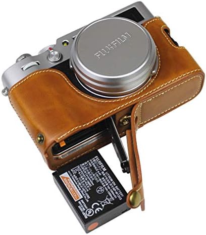 Verzija sa donjim otvaranjem za Fuji Fujifilm x100v zaštitnu Pu kožnu torbu za pola kamere sa dizajnom