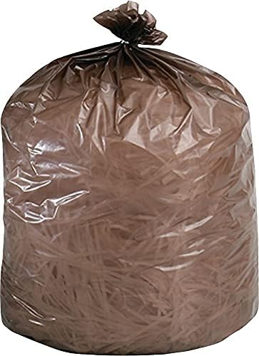 STOUT G3036B80 ECO-Degradibilna plastična vreća za smeće 20-30gal .8mil 30 x 36 smeđa 60 / kutija