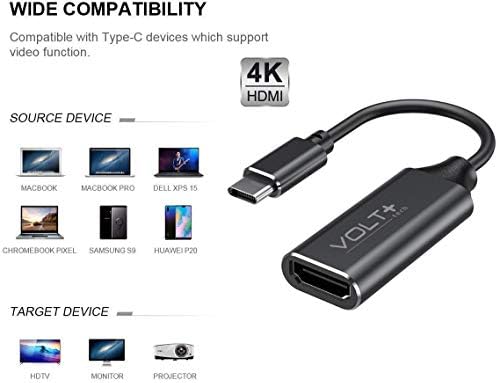 Radi Volt Plus Tech HDMI 4K USB-C kompatibilni sa vivo X80 Pro Profesionalni adapter s digitalnim