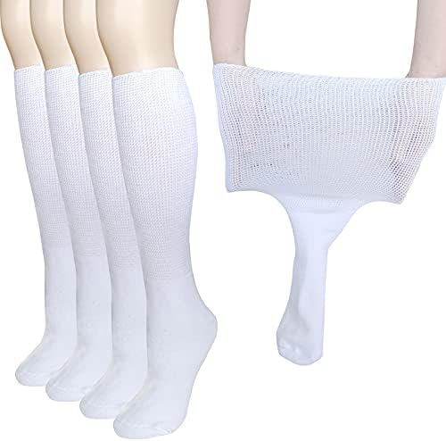 Cirzuex Žene Muškarci Izuzetno široke dijabetičke čarape za natečene noge za noge Edema, bariatrijske