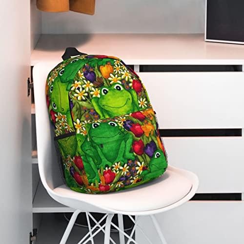 Ocelio žaba ruksaka, unisex ruksak za laptop, naklapac na fakultetu, ruksak za slobodno vrijeme