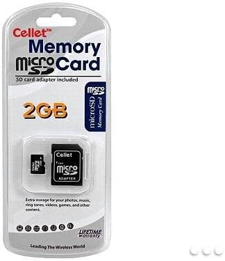 Cellet 2GB MicroSD za Motorola DROID X^2 Smartphone prilagođene flash memorije, high-speed prijenos, plug