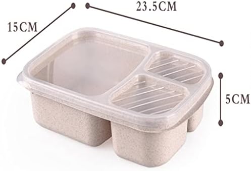 PDGJG mikrovalna ručak BENTO kutija sa odjeljkom za piknik Bento kutije Kontejner za hranu Dječji školski