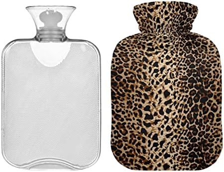 Flaše za toplu vodu sa poklopcem Leopard Print vreća za toplu vodu za ublažavanje bolova, bolnih mišića