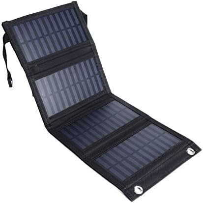 Fuwe 20w prijenosni solarni panel punjač, sklopivi solarni USB punjač jake snage komplet za hitne