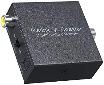 Occus-kablovi digitalni audio konverter Splitter Adapter Digitalni 2-Way Audio Converter optički SPDIF Toslink