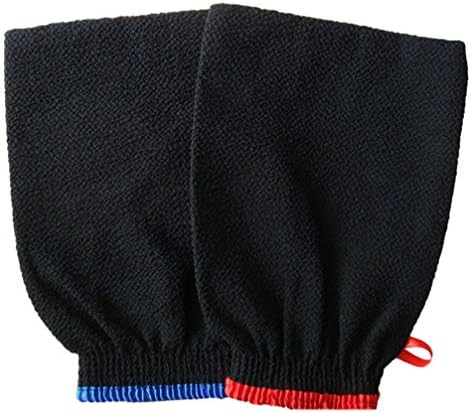 FIMIYES Crne rukavice crne rukavice za kupanje piling rukavice samo sunčanje Mitt aplikator krpe