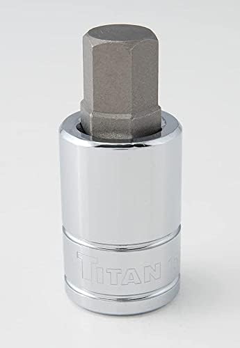 Titan 15662 1/2-inčni pogon x 1/2-inčni Hex bit utičnica