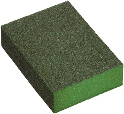 UART Enterprises P1039 - 87 Eko zeleni pješčani blok sa srednjom granulacijom, 3,75 X 2,75 x 1 inča