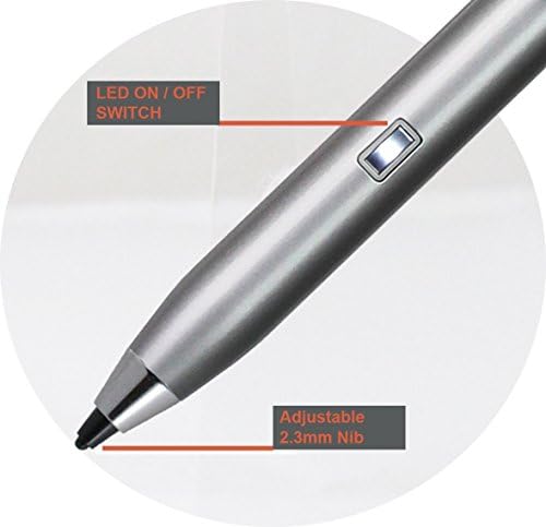 Bronel srebrna fina tačana digitalna aktivna olovka kompatibilna s alld ocube napajanjem M3 Phablet - 10,1
