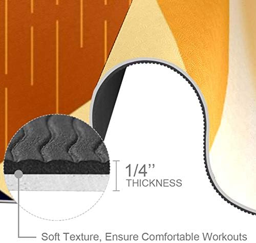 Siebzeh Pyramids Egypt Premium Thick Yoga Mat Eco Friendly Rubber Health & amp; fitnes Non Slip Mat