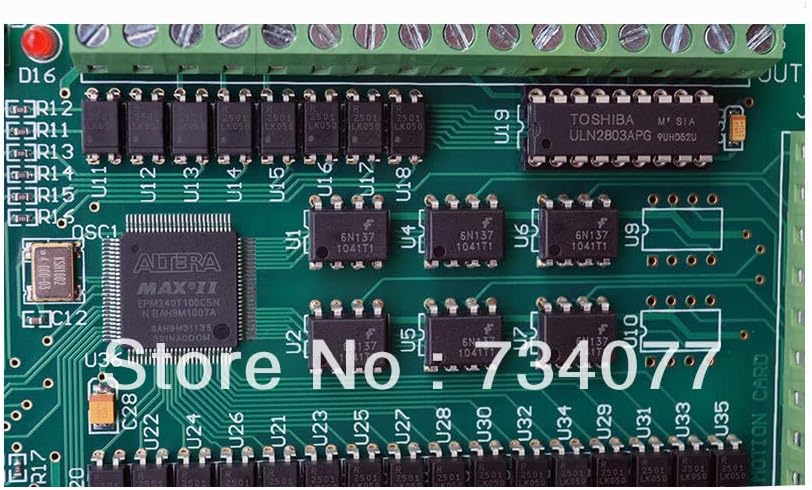 Davitu Motor Controller - 3 osa CNC USB kartica 200kHz Breakout Board interfejs