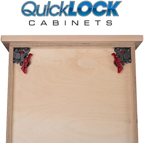 Quicklock | 1 par / 22 3/8 inča Meki Set klizača za zatvaranje ispod ladice sa kopčama i hardverom / meko