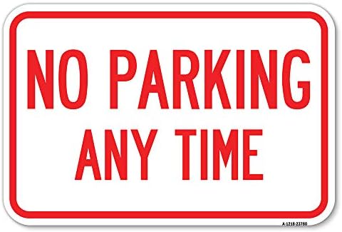 Nema parkinga Bez znaka, mali | 18 x 24 teškim mjernim aluminijskim protokom od aluminija | Zaštitite