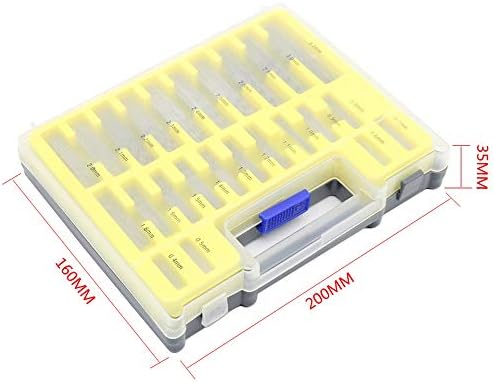 150pcs 0,4-3,2 mm mini bušilice sa kutijama malih preciznih mikro bitova set