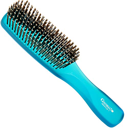 Giorgio gion1b neonski plavi 7,75 inčni nježni dodir DENTANGLER četkica za kosu za muškarce i