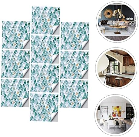 ORFOFE decorative Tile Stickers Mantel Decor Wedding Decor Tile Backsplash 10kom kuhinjske pločice