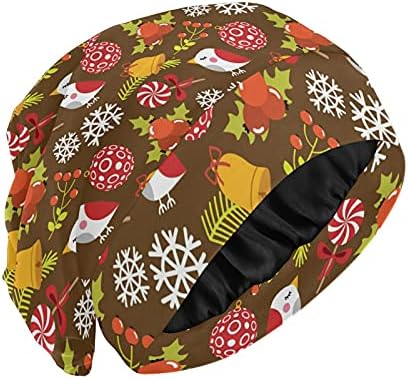 Skubana kapa za spavanje Radni šešir BONNET ZVUČNI ZA ŽENE PARTICE ZVUČNA Cvjetna cvijeća Božića zima Nova godina