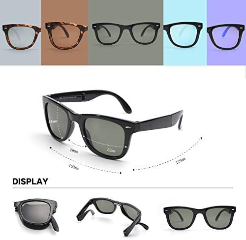 Lako nošenje polarizirane Mini sklopive naočare za sunce-savršeno za stavljanje u džep—auto i torbu