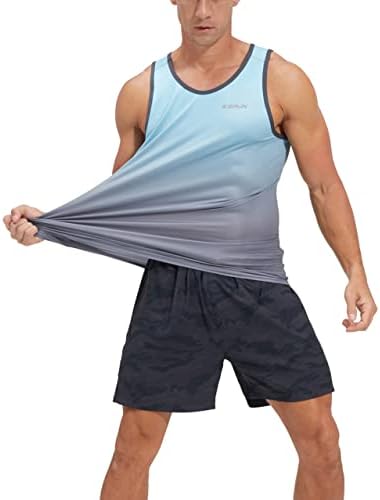 Ezrun muški tenk za suho sport za bodybuilding teretanu Atletski jogging trčanje, fitnes trening majice