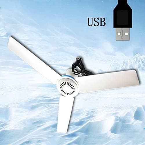 5V USB ventilator 19.7 Prijenosni stropni ventilator EXDOLL Mini USB viseći ljubitelji kampiranja