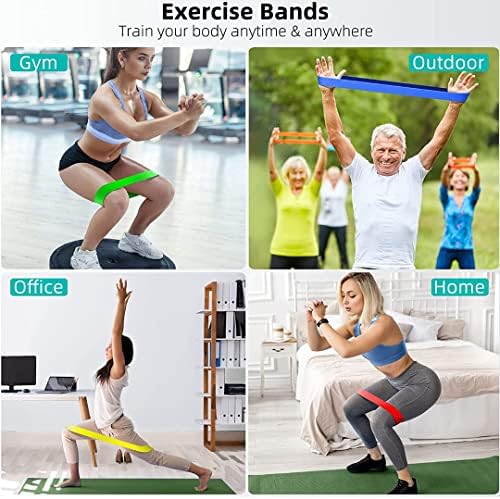 Kalindri Sportski vježbanje posuda za otpornost na fitnes, loop bend, Thera bendovi muškarci i žene