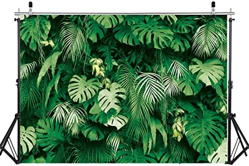 Tropsko palmino lišće pozadina za fotografiju za sliku 7x5ft ljetne Safari biljke u džungli foto pozadina Havajski