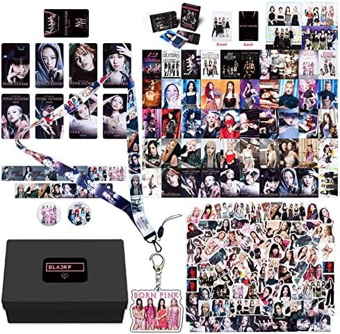159 kom Black Pink Rođen Pink album Poklon box Set Blink Fans Poklon Merchandise PhotoCards Rođendani