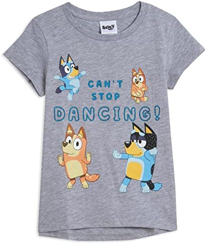 Bluey Tata mama Bingo djevojke grafički T-Shirt Toddler to Big Kid