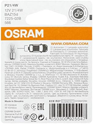 OSRAM Original 12V P21/4W halogena pomoćna svjetla 7225-02B u dvostrukom blisteru