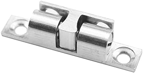 1pcs 40/50/60 / 70 mm srebrne perlice za zaključavanje vrata Spring Clip Ormar vrata hvata srebrni dvostruki