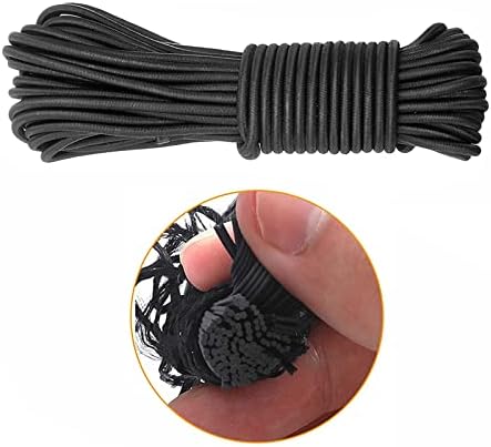 Sumrak garaža 1/4 x 52 ft Bungee Shock kabel, elastični kajak Stretch String konop sa kukama i kravate