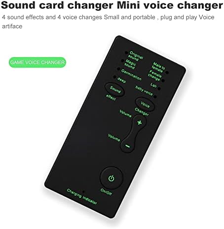 HUIOP Mini prenosiva mašina za zvučne efekte glas CER uređaj audio kartica zvučna kartica zvučni CER za